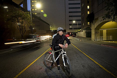 &lt;p&gt;Hit-and-run victim Luis Avina is photographed Nov. 3 on Hope Place, near South Grand Avenue, in Los Angeles where he was struck by a car that turned right in front of him.&#160;&lt;/p&gt;