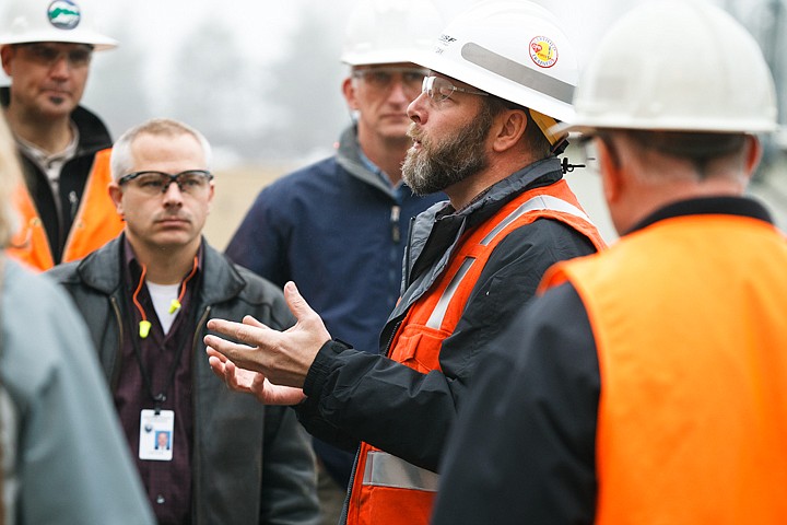 &lt;p&gt;Terry Gay, general foreman for the Burlington Northern Sante Fe Railway refueling depot, leads a tour for Kootenai County commissioners, Idaho Department of Environmental Quality and BNSF personnel prior to a workshop at the facility in Hauser Lake.&lt;/p&gt;