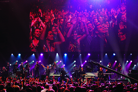 &lt;p&gt;This image released by Starpix shows Bruce Springsteen and the E Street Band performing at the 12-12-12 The Concert for Sandy Relief at Madison Square Garden in New York on Wednesday, Dec. 12, 2012. Proceeds from the show will be distributed through the Robin Hood Foundation.&lt;/p&gt;