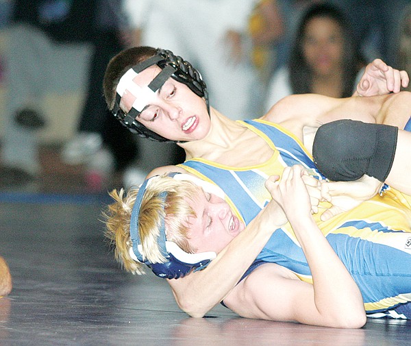 Libby&#146;s Isaac King pinned Josh Tucker in the second period.
