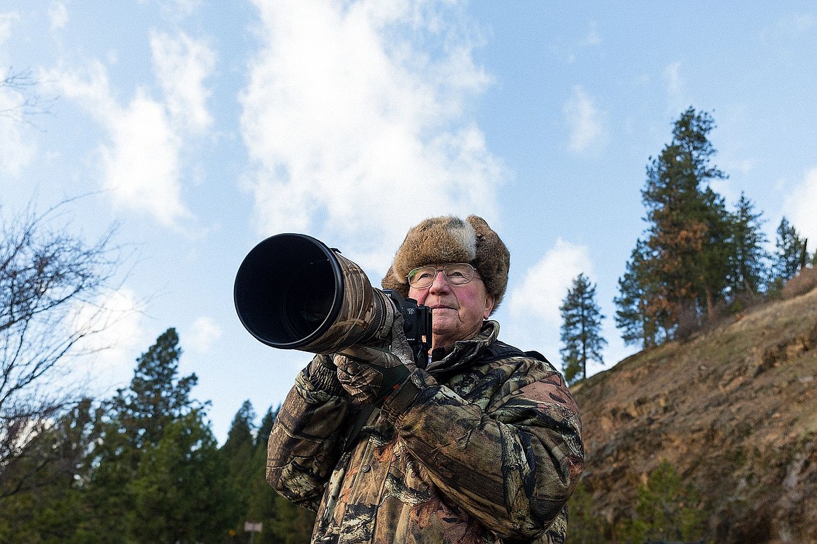 &lt;p&gt;&#160;With his camera set-up at the ready, Post Falls resident Larry Krumpelman, a wildlife photography enthusiast for some 50 years, keeps an eye on a bald eagle during a trip to Higgens Point.&lt;/p&gt;