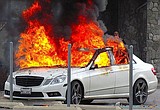 Mercedes-Benz blaze likely arson