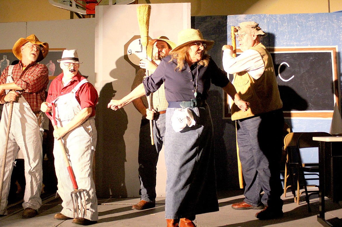 &lt;p&gt;&lt;strong&gt;One of the Lady Libbies protests the lack of women in the cast during the production of The Tragedy of Ragweed Cowboy Joe at the Paradise School.&lt;/strong&gt;&lt;/p&gt;