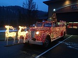 Santa ready to ride with firefighters