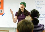 Students learn lessons through movement