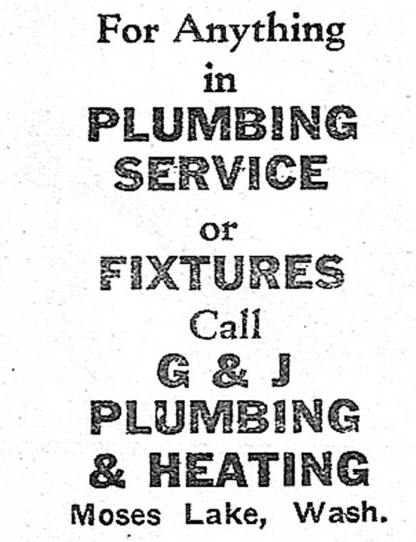 G &amp; J Plumbing &amp; Heating offers anything in plumbing
service or fixtures.