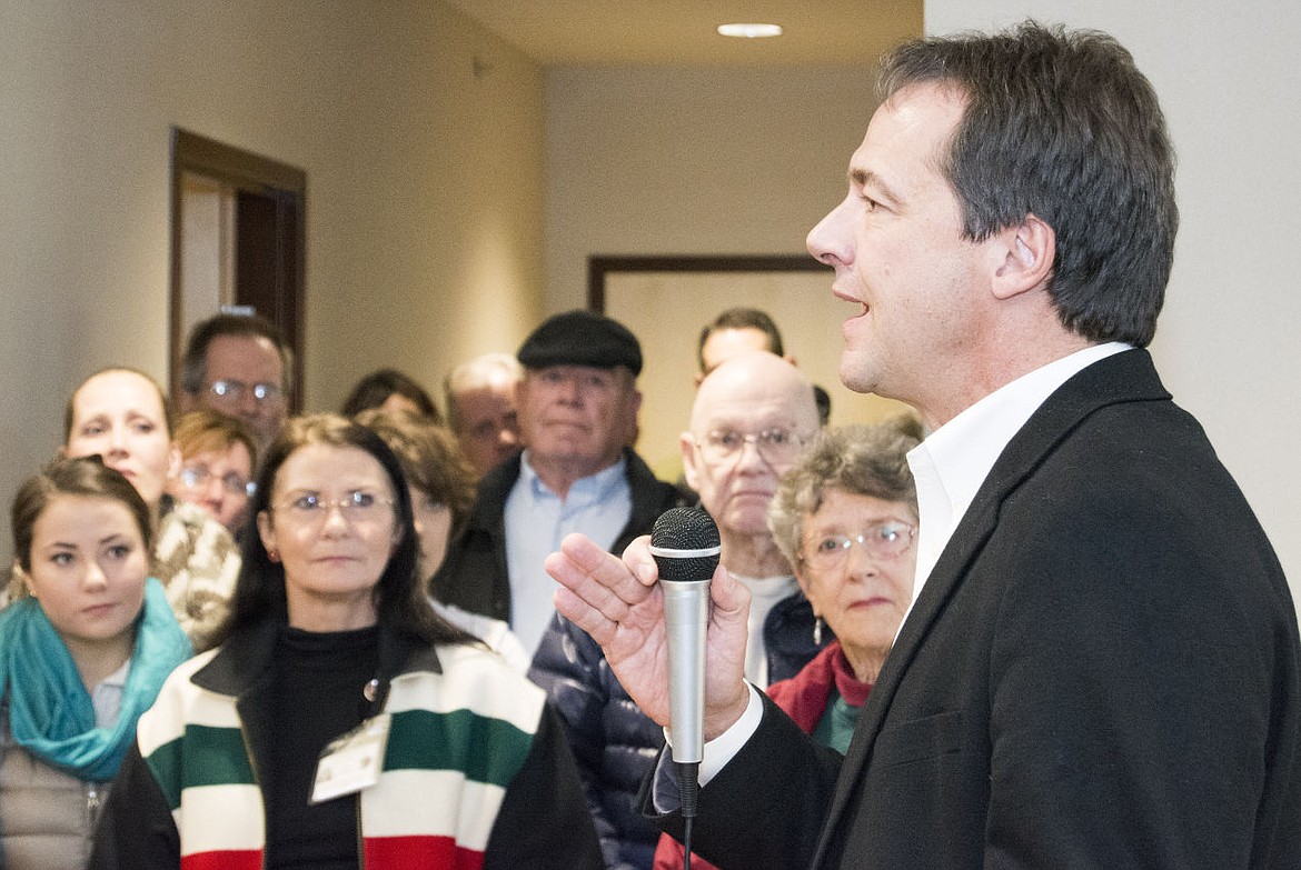 Gov. Bullock speaks at Lake House opening
