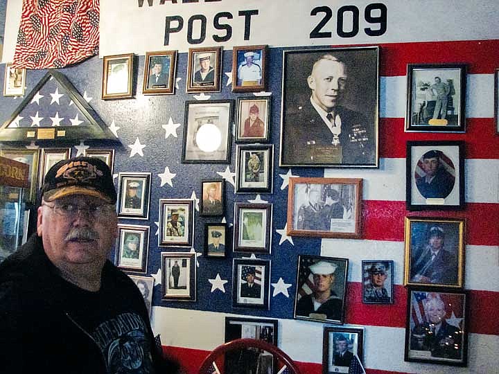Grant Oberg, of American Legion Post 209, explains how the Moses Lake post honors service members who have lost their lives in combat.