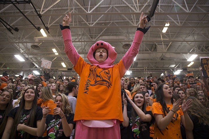 &lt;p&gt;The Lakeland Hawks and Post Falls Trojans competed in their annual basketball rivalry and spirit competition known as Prairie Pig in Post Falls on Friday, Dec. 19, 2014.&lt;/p&gt;