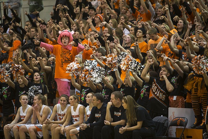 &lt;p&gt;The Lakeland Hawks and Post Falls Trojans competed in their annual basketball rivalry and spirit competition known as Prairie Pig in Post Falls on Friday, Dec. 19, 2014.&lt;/p&gt;