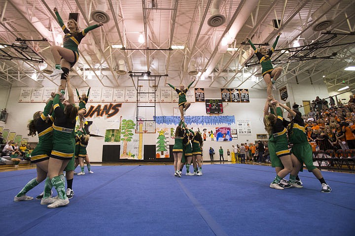 &lt;p&gt;The Lakeland Hawks and Post Falls Trojans competed in their annual basketball rivalry and spirit competition known as Prairie Pig in Post Falls on Friday, Dec. 19, 2014.&lt;/p&gt;