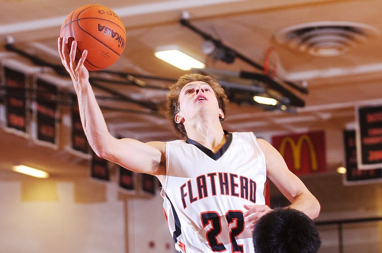 &lt;p&gt;Flathead senior Will Cronk puts up a shot Thursday night during the Braves&#146; nonconference basketball contest with Polson at Flathead High School. (Patrick Cote/Daily Inter Lake)&lt;/p&gt;