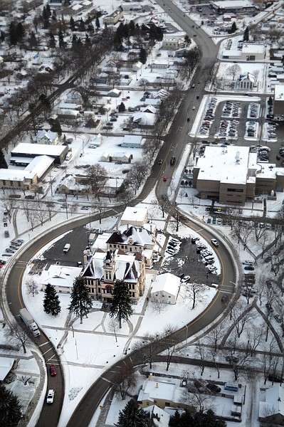 &lt;p&gt;View of the newly renovated Courthouse under freshly fallen snow
on Monday afternoon in downtown Kalispel..&lt;/p&gt;