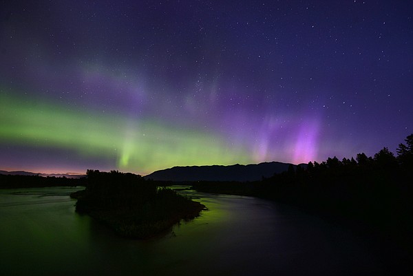 &lt;p&gt;The Northern Lights make an appearance over the Flathead River in the early hours of June 29.&lt;/p&gt;