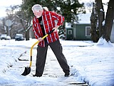 Snowy sidewalks