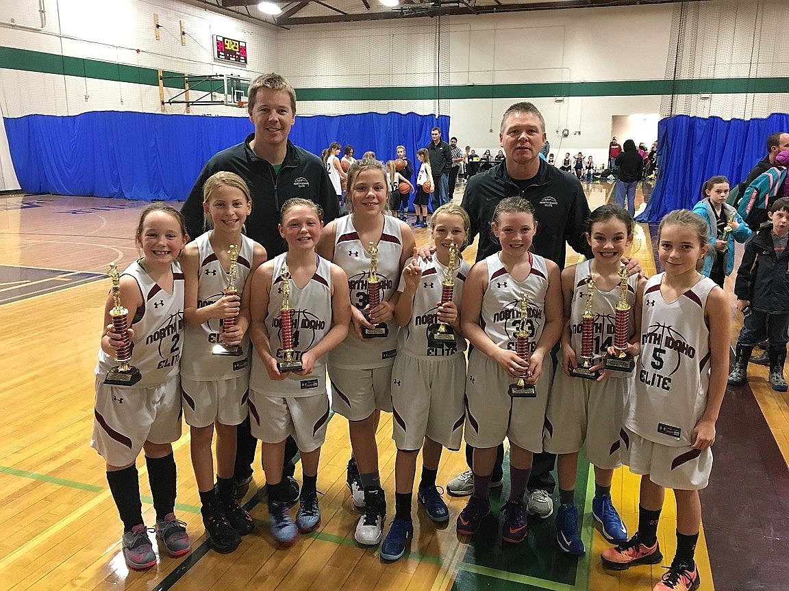 &lt;p&gt;&lt;span&gt;Courtesy photo&lt;/span&gt;&lt;/p&gt;&lt;p&gt;&lt;span&gt;The North Idaho Elite fourth-grade girls basketball team took first place in its division in the Spokane AAU Santa Slammer over the weekend. They went undefeated against teams from across Washington. In the front row from left are Kamryn Pickford, Avery Waddington, Sophia Zufelt, Kamryn Curry, Jenna Chase, Payton Sterling, Sam Beamis and Lauren Bengtson; and back row from left, coaches Kevin Pickford and Terry Zufelt.&lt;/span&gt;&lt;/p&gt;