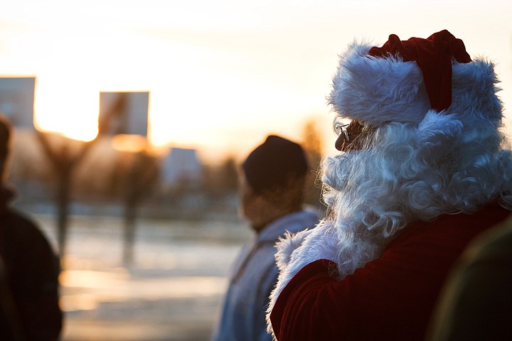 &lt;p&gt;SHAWN GUST/Press Santa basks in the warm afternoon light in Coeur d'Alene.&lt;/p&gt;