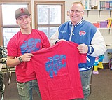 Student tattoo artist designs Wildcat T-shirt