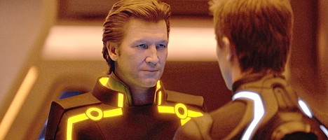 &lt;p&gt;In this film publicity image released by Disney Enterprises, Inc. a computerized avatar of actor Jeff Bridges,left, and Garrett Hedlund are shown in a scene from &quot;Tron: Legacy.&quot;&lt;/p&gt;