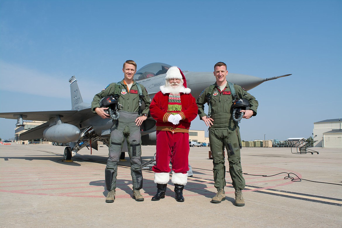 Santa and pilots