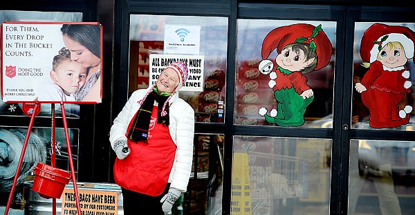 &lt;p&gt;Bette Silvert rings a bell for donations to the annual Salvation Army Christmas kettle drive Thursday at Super 1 Foods in Kalispell.&lt;/p&gt;