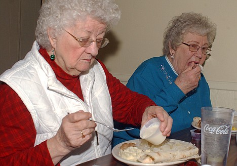 &lt;p&gt;Marian Rasmussen, left, and Dorothy Gunderson dine on lutefisk on Dec. 20 at the VFW in Litchfield, Minn. Dozens of Minnesota Scandinavians and the people who love them still flock to the VFW Club in Litchfield every Thursday from November through January, where a $20 bill will get you a big steaming hunk of the frequently mocked fish dish.&lt;/p&gt;
