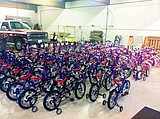 Donation fills Warden with new bikes