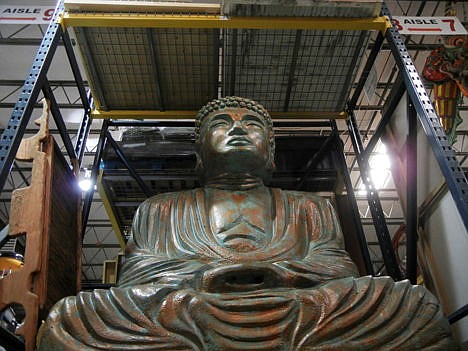 &lt;p&gt;This Dec. 19, 2014 photo of a Buddha statue taken inside a warehouse for MGM resorts event productions in Las Vegas, Nev. Beyond the fireworks and crowds on the Las Vegas Strip are exclusive invite-only parties.&lt;/p&gt;