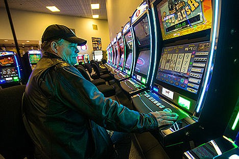 &lt;p&gt;Mike Loberg plays Yukon Willie&#146;s gold rush, an instant gaming machine at the Greyhound Park and Event Center in Post Falls on Friday morning. The Greyhound Park and Event center recently acquired 35 instant gaming machines for their facility.&lt;/p&gt;