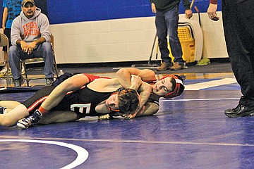 &lt;p class=&quot;p1&quot;&gt;&lt;span class=&quot;s1&quot;&gt;Arlee&#146;s Daniel Dunlop locks in a hold on his opponent at Saturday&#146;s Mission Mountain Classic.&lt;/span&gt;&lt;/p&gt;