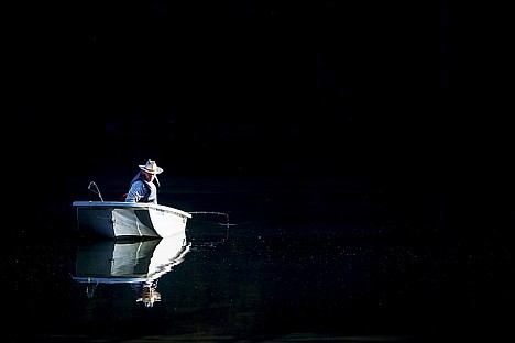 &lt;p&gt;Lawrence Young, of Coeur d'Alene, steers his boat toward the dock October 25 while fishing on Fernan Lake.&lt;/p&gt;