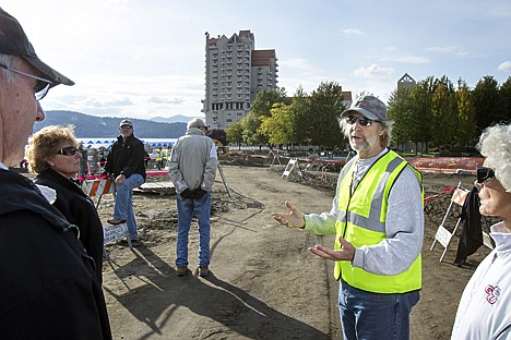 &lt;p&gt;Dick Stauffer answers questions and elaborates on features of the new McEuen Park Saturday October, 12 as members of the public toured the grounds for the first time since construction began.&lt;/p&gt;