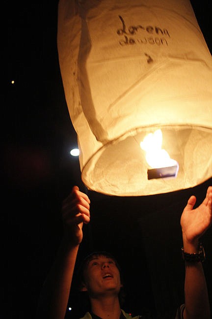 &lt;p&gt;Kohl Lawson, 17, a Ronan High School student, releases a lantern to remember his grandmother, Lorena Lawson, during the third annual Ronan Remembrance on Thursday, Dec. 18 at Ronan High School. More than 90 people donated $5 to set aloft a lantern to remember loved ones who can't be here for the holidays. The Ronan High School Student Council sponsored the event and collected more than $500, said advisor Bonnie Eva. Vince Lovato / Leader photo&lt;/p&gt;