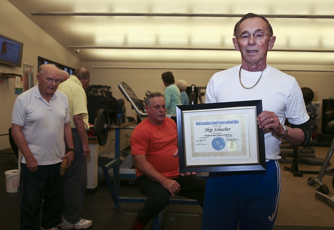 &lt;p&gt;Skip Schacher has held multiple world records during the time he has competed in bench pressing.&lt;/p&gt;