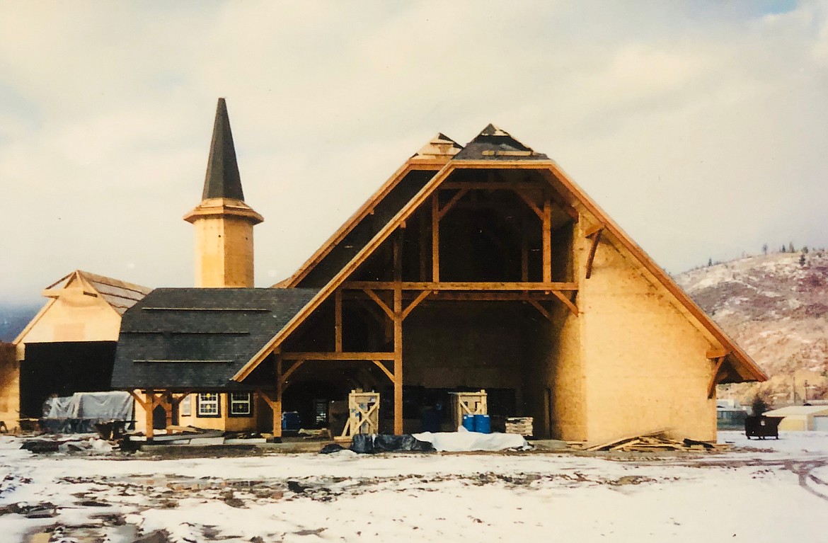 Courtesy photo/ The Silver Mountain Gondola Base was a pretty fantastic build as well. Using a timberframing method, the project had to no room for error as it would have resulted in the entire building being off. The timbers were harvested locally and milled at Whiteman Lumber.