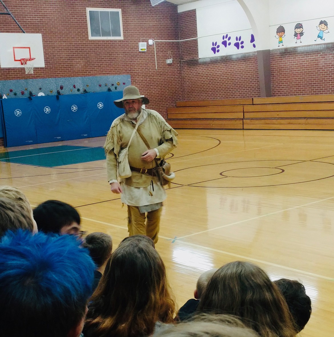 Smith has been doing these presentations for years, but this is only the second time that he has been in front of the students at PES.