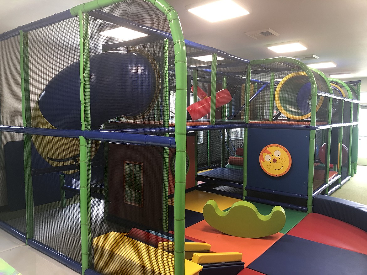 Photo by JOSH McDONALD/ The new indoor playground facility was a big part of Real Life Ministries’ plans for its new building. It will allow families a place to bring their kids to play during the colder months of the year.