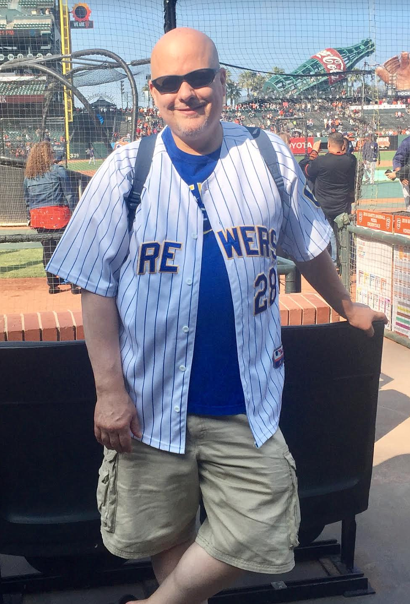 Rick Coe, a Wallace native, who became a Milwaukee Brewers fan during his time living in Wisconsin.