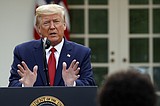 Trump adds 30 days to distancing guidelines as virus spreads