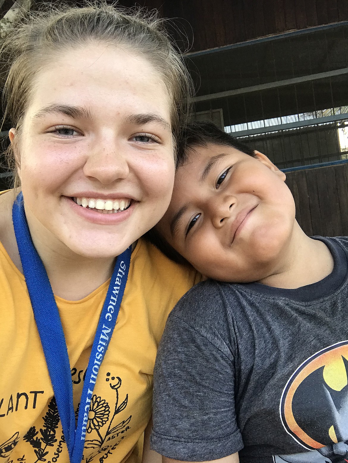 Brooke Sample and one of her Peruvian students, Thiago. (Photo provided)