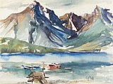 A Montana Modernist View of the West exhibit features the work of Marge Dodge