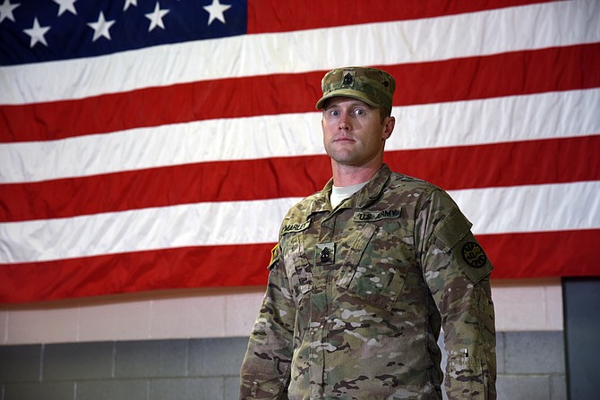 Paul Marley’s military service coincides with his civilian job. Marley is a member of the Idaho Army National Guard. He also is an Idaho National Laboratory security officer, part of the team that helps secure nuclear materials on the laboratory’s 890 square-mile site.