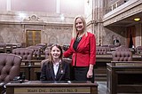 McKenzie Fultz sponsored as a legislative page by Rep. Mary Dye