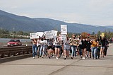 Students, young adults peacefully protest racism