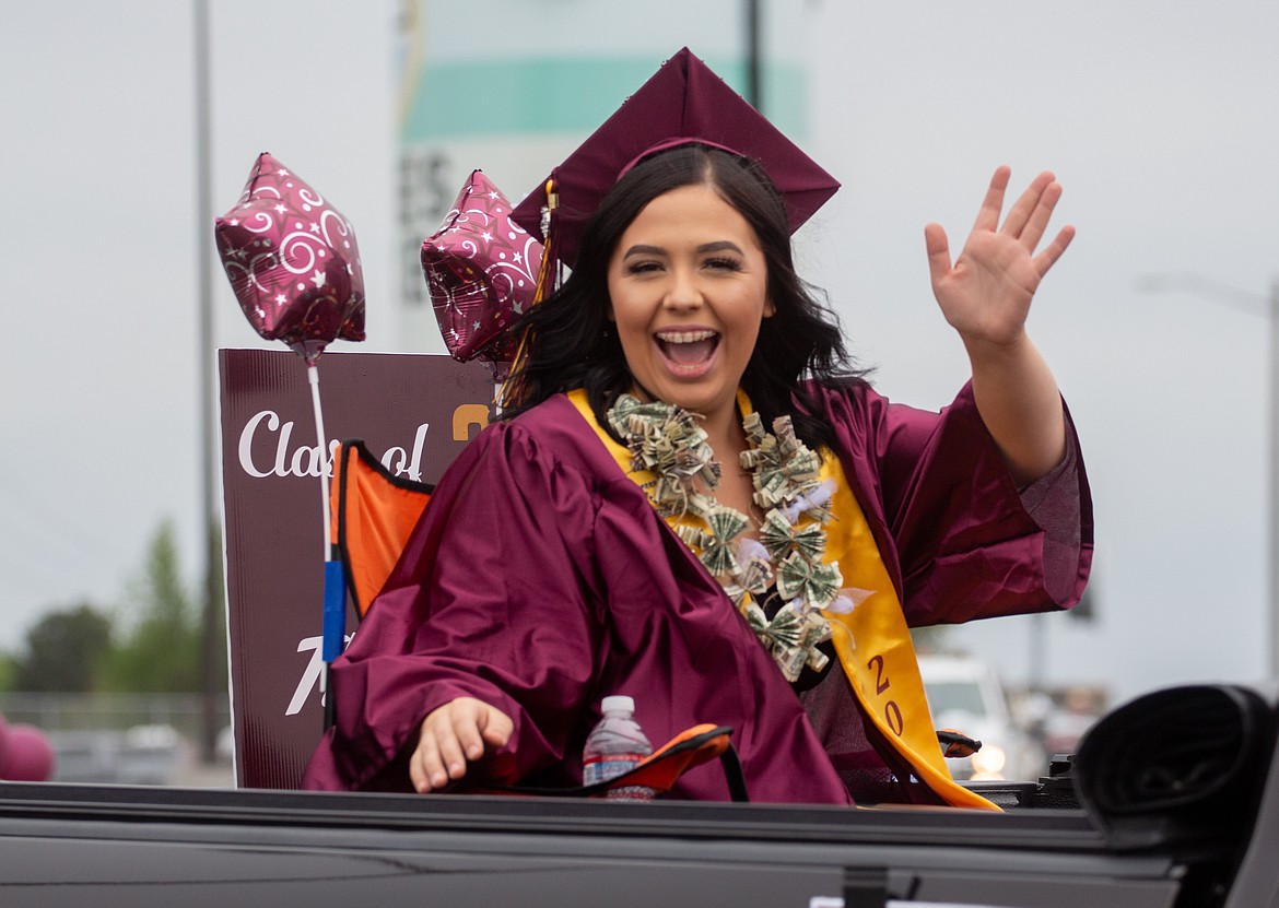 Casey McCarthy/Columbia Basin Herald 
The unique circumstances of the 2020 Moses Lake High School graduation didn't stop students and families from enjoying the day.