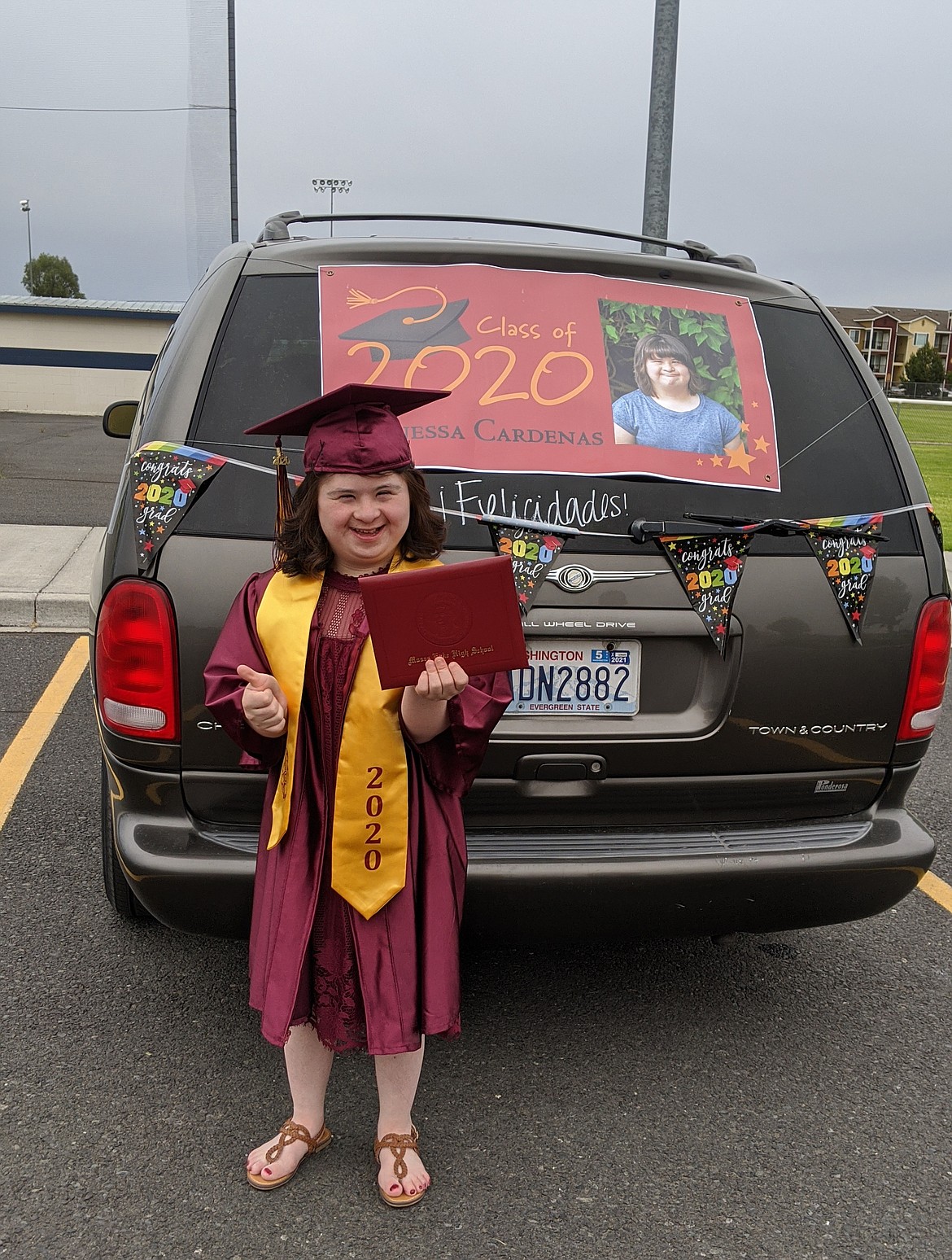 Courtesy photo 
The unique circumstances of the 2020 Moses Lake High School graduation didn't stop students and families from enjoying the day.