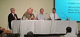 Luncheon attendees explore options regrding Odessa Aquifer project