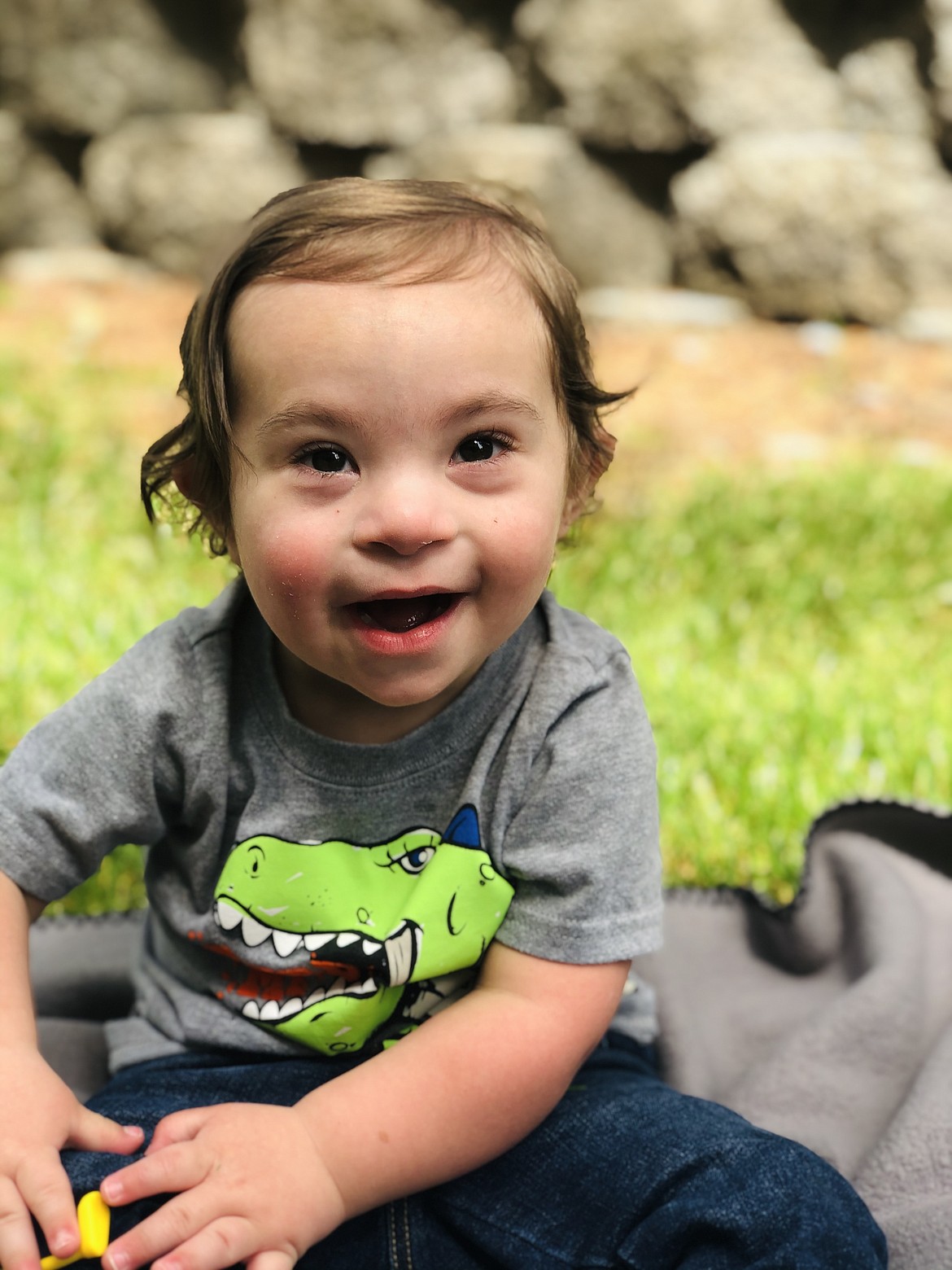 Cruz Choate, who will be turning 2 on September 13, was among 500 people across the country who were selected to be displayed in New York City's Times Square the morning of the Buddy Walk, a global event to raise public awareness of Down Syndrome.