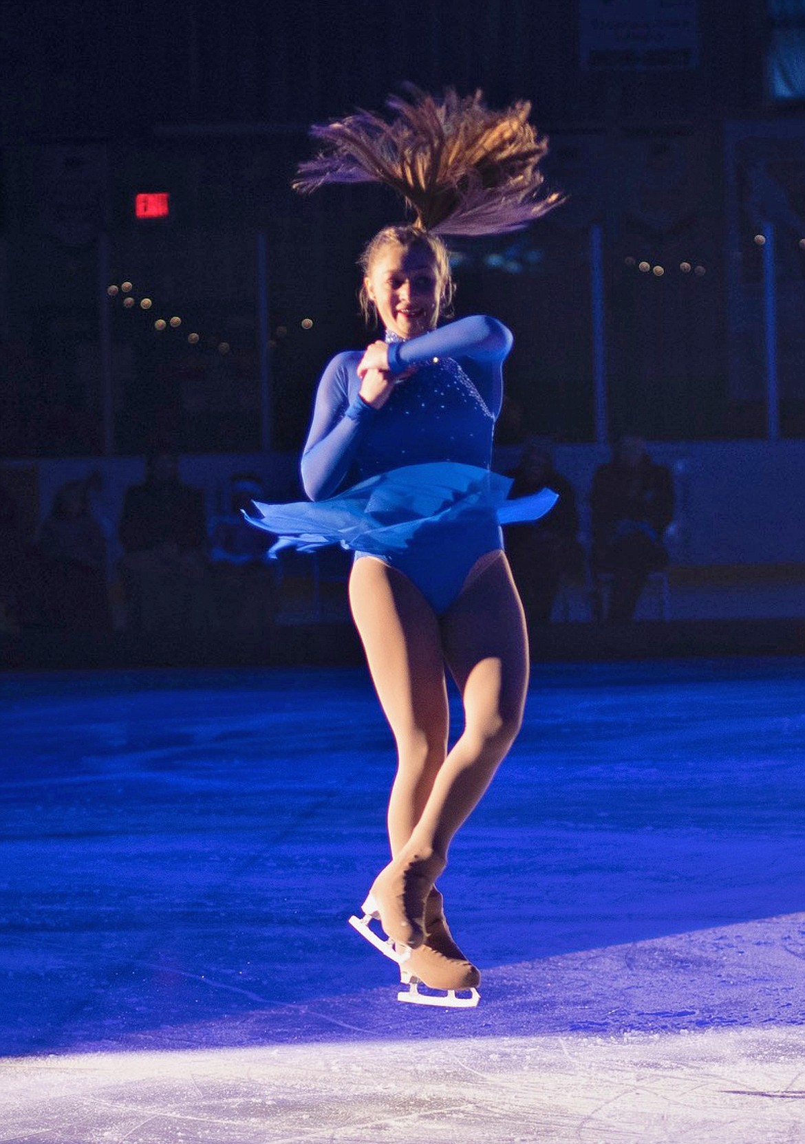 Glacier Skate Academy's Muriel Mercer, 15, attained Double Gold Status, the highest level of figure skating, after recently passing senior US Figure Skating tests. She is the first out of the Flathead Valley to achieve this rank. (Photo provided by Kristin Cowan)