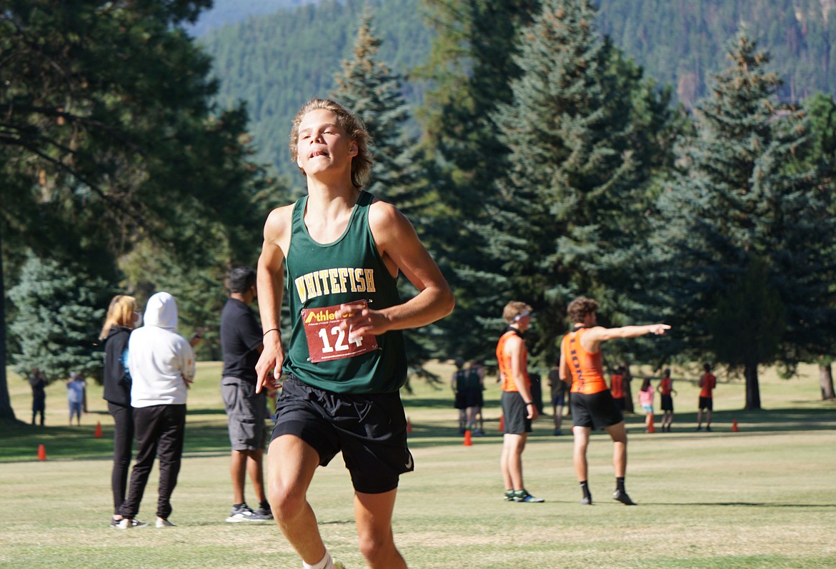 Bulldog Mason Genovese finished in fourth place at the Libby Invitational cross-country meet last weekend. (Matt Weller photo)